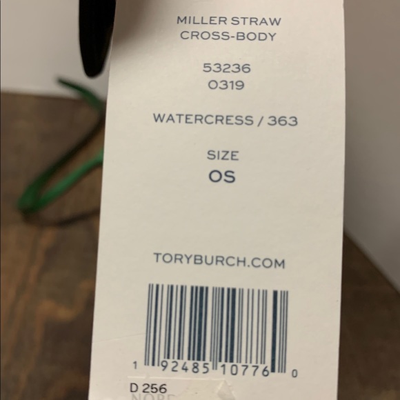 NWT Tory Burch Classic Miller Straw crossbody Bag - Picture 16 of 16